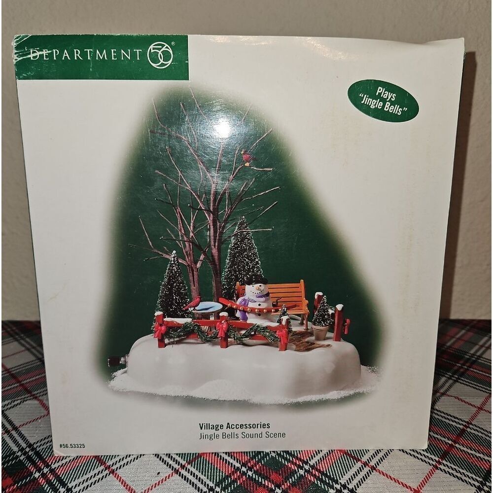 Department 56 "Jingle Bells Sound Scene" Holiday Musical Table Decor